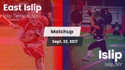 Matchup: East Islip vs. Islip  2017