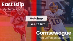 Matchup: East Islip vs. Comsewogue  2017