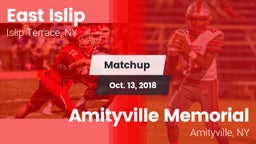 Matchup: East Islip vs. Amityville Memorial  2018