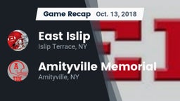 Recap: East Islip  vs. Amityville Memorial  2018