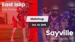 Matchup: East Islip vs. Sayville  2018