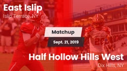 Matchup: East Islip vs. Half Hollow Hills West  2019
