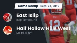 Recap: East Islip  vs. Half Hollow Hills West  2019