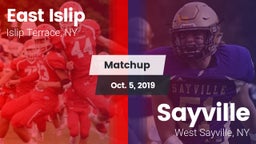 Matchup: East Islip vs. Sayville  2019