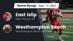 Recap: East Islip  vs. Westhampton Beach  2021