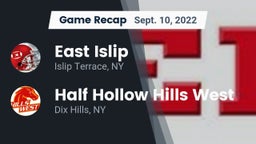 Recap: East Islip  vs. Half Hollow Hills West  2022