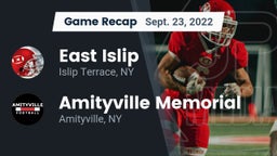 Recap: East Islip  vs. Amityville Memorial  2022