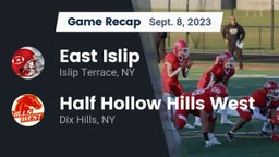 Recap: East Islip  vs. Half Hollow Hills West  2023