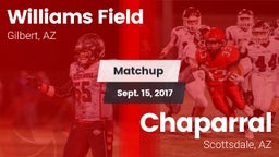Matchup: Williams Field High vs. Chaparral  2017