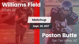 Matchup: Williams Field High vs. Poston Butte  2017