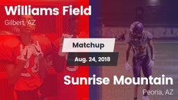 Matchup: Williams Field High vs. Sunrise Mountain  2018
