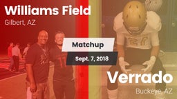 Matchup: Williams Field High vs. Verrado  2018