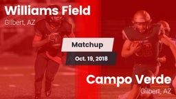 Matchup: Williams Field High vs. Campo Verde  2018