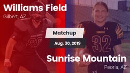 Matchup: Williams Field High vs. Sunrise Mountain  2019