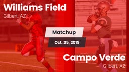 Matchup: Williams Field High vs. Campo Verde  2019