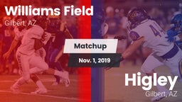 Matchup: Williams Field High vs. Higley  2019