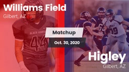 Matchup: Williams Field High vs. Higley  2020