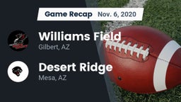 Recap: Williams Field  vs. Desert Ridge  2020
