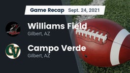 Recap: Williams Field  vs. Campo Verde  2021