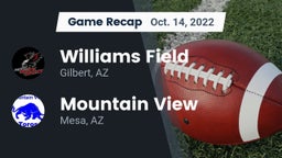 Recap: Williams Field  vs. Mountain View  2022