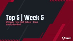 Williams Field football highlights Top 5  Week 5