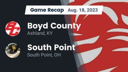 Recap: Boyd County  vs. South Point  2023