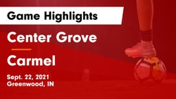 Center Grove  vs Carmel  Game Highlights - Sept. 22, 2021