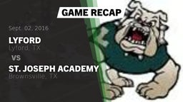 Recap: Lyford  vs. St. Joseph Academy  2016