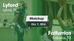 Matchup: Lyford  vs. Falfurrias  2016