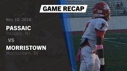 Recap: Passaic  vs. Morristown  2016