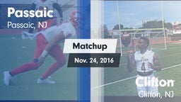 Matchup: Passaic  vs. Clifton  2016