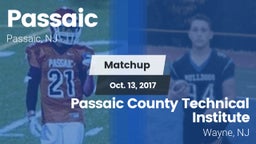 Matchup: Passaic  vs. Passaic County Technical Institute 2017