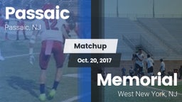 Matchup: Passaic  vs. Memorial  2017