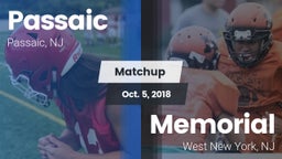 Matchup: Passaic  vs. Memorial  2018