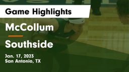 McCollum  vs Southside  Game Highlights - Jan. 17, 2023