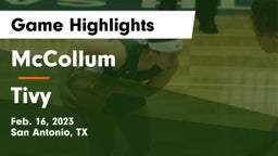 McCollum  vs Tivy  Game Highlights - Feb. 16, 2023