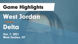 West Jordan  vs Delta  Game Highlights - Oct. 7, 2021