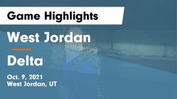 West Jordan  vs Delta  Game Highlights - Oct. 9, 2021