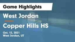 West Jordan  vs Copper Hills HS Game Highlights - Oct. 12, 2021
