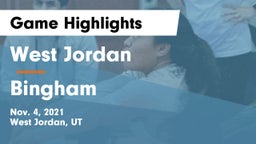 West Jordan  vs Bingham  Game Highlights - Nov. 4, 2021