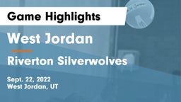 West Jordan  vs Riverton Silverwolves Game Highlights - Sept. 22, 2022