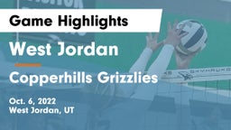 West Jordan  vs Copperhills Grizzlies Game Highlights - Oct. 6, 2022
