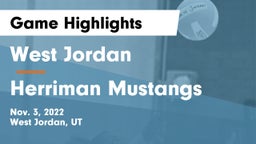 West Jordan  vs Herriman Mustangs  Game Highlights - Nov. 3, 2022