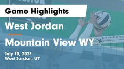 West Jordan  vs Mountain View WY Game Highlights - July 10, 2023