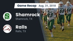 Recap: Shamrock  vs. Ralls  2018