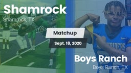 Matchup: Shamrock  vs. Boys Ranch  2020