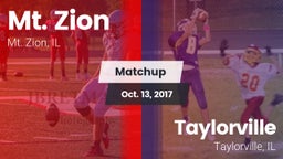Matchup: Mt. Zion  vs. Taylorville  2017