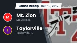 Recap: Mt. Zion  vs. Taylorville  2017