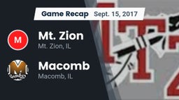 Recap: Mt. Zion  vs. Macomb  2017