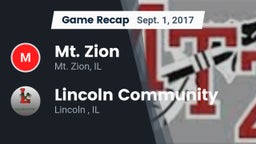 Recap: Mt. Zion  vs. Lincoln Community  2017